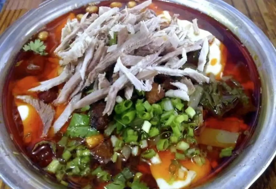 鸡丝豆花面粉